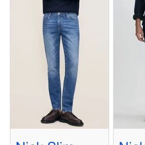 DL1961 Men's Nick  Slim Fit Denim Jeans $198 retail. New or like new. 38/32